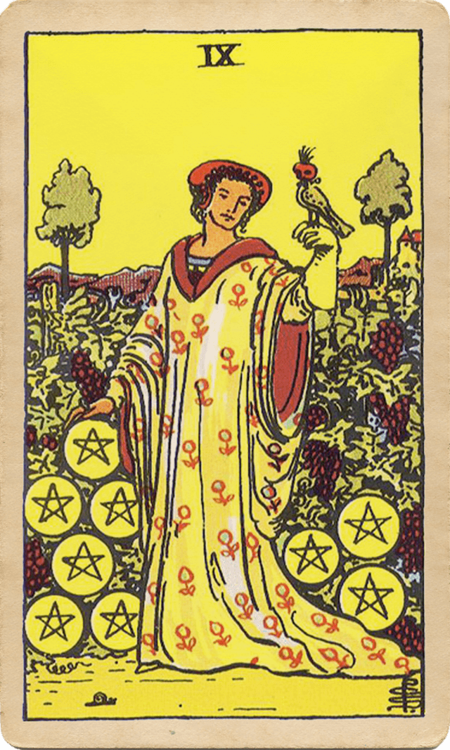 pentacles-9
